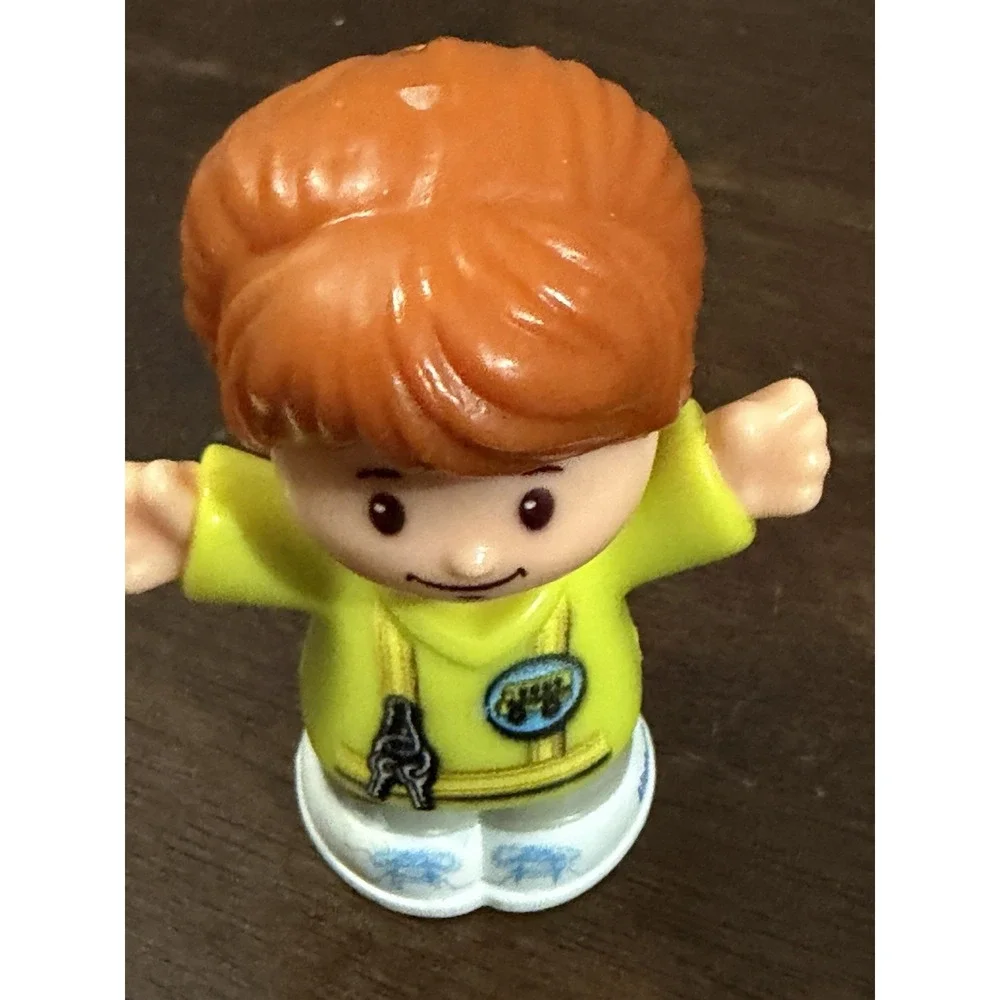 Fisher-Price Little People Red Hair Bus Driver Woman Ponytail Doll Girl Figure